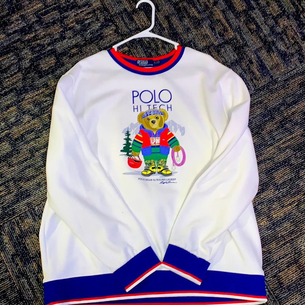 Polo bear by Ralph Lauren hi tech crew neck sweatshirt